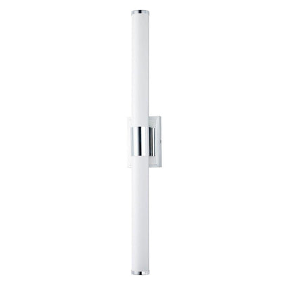 Maxim Lighting 52117WTPC Optic 1 Light 36 Inch Polished Chrome Bath Vanity Wall Light - Vertical White Background