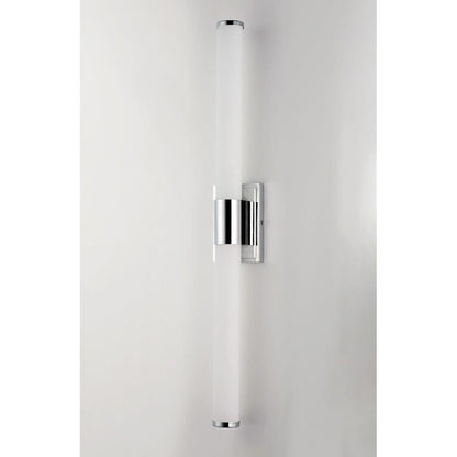 Maxim Lighting 52117WTPC Optic 1 Light 36 Inch Polished Chrome Bath Vanity Wall Light - Vertical Installed on Wall
