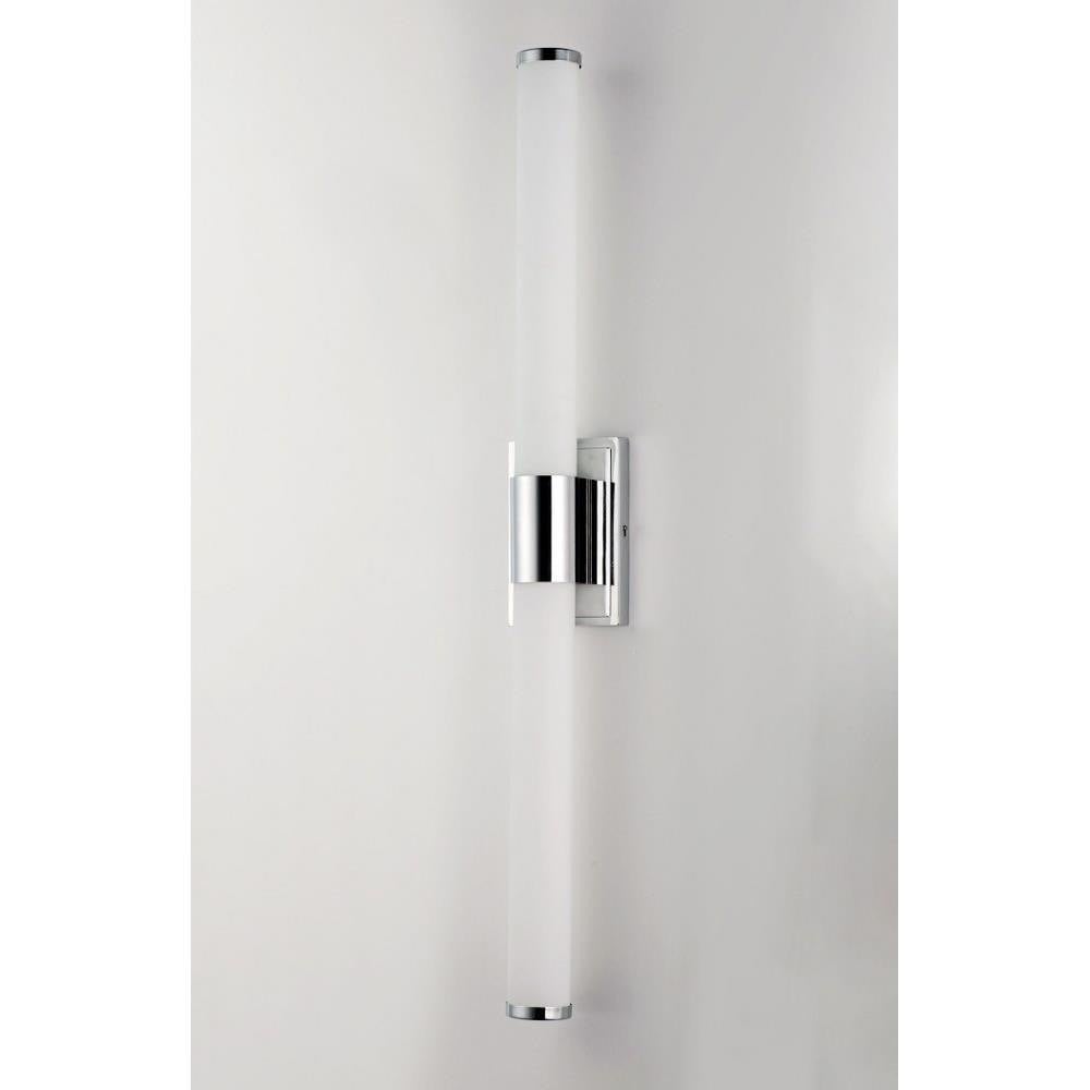 Maxim Lighting 52117WTSN Optic 1 Light 36 Inch Satin Nickel Bath Vanity Wall Light - Installed Vertical