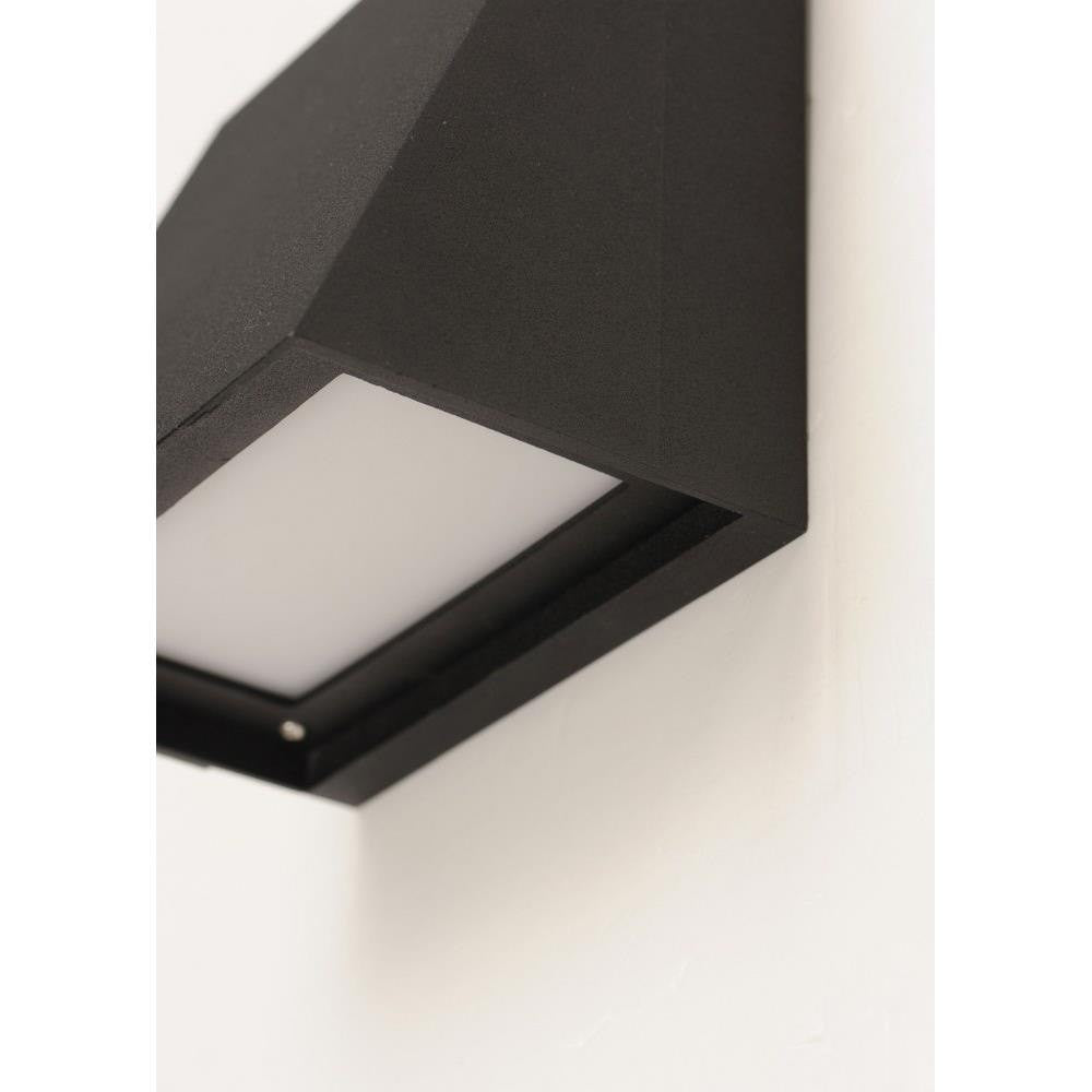 Maxim Lighting 52120ABZ Pathfinder Outdoor Wall Sconce - close-up detail of LED lens and housing