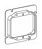 ORBIT 52125 5 Inch Square 2 Gang 1.25 Inch Raised Steel Device Ring 4-11/16" Square