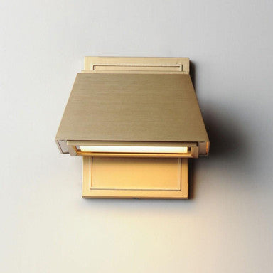 Maxim Lighting 52129AB Mansard Antique Brass LED Outdoor Wall Light - Front View