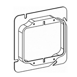 ORBIT 52150 5 Inch Square 2 Gang 1.5 Inch Raised Steel Device Ring 4-11/16"