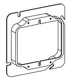 ORBIT 52200 5 Inch Square 2 Gang 2 Inch Raised Steel Device Ring 4-11/16"