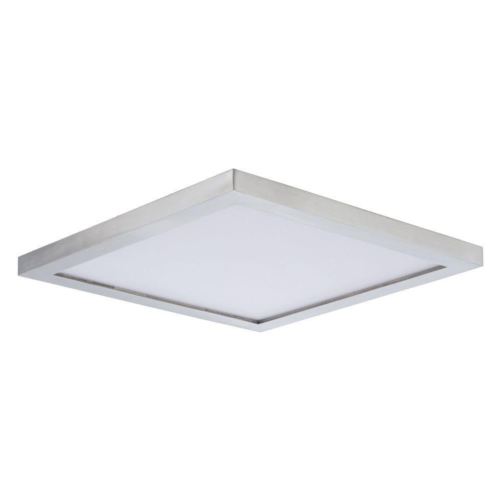 Maxim Lighting 57697WTSN Chip LED Square Flush Mount Satin Nickel