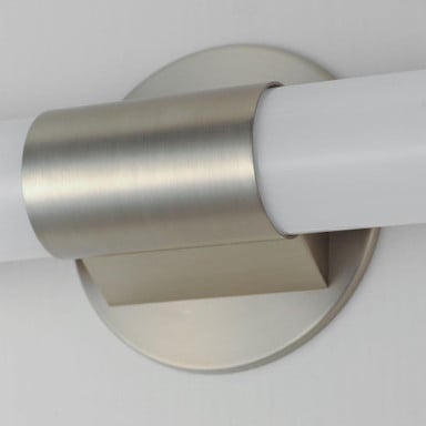 Maxim Lighting 52500WTBK Tubo Bath Vanity LED Wall Light - Center Mount Detail Close-Up