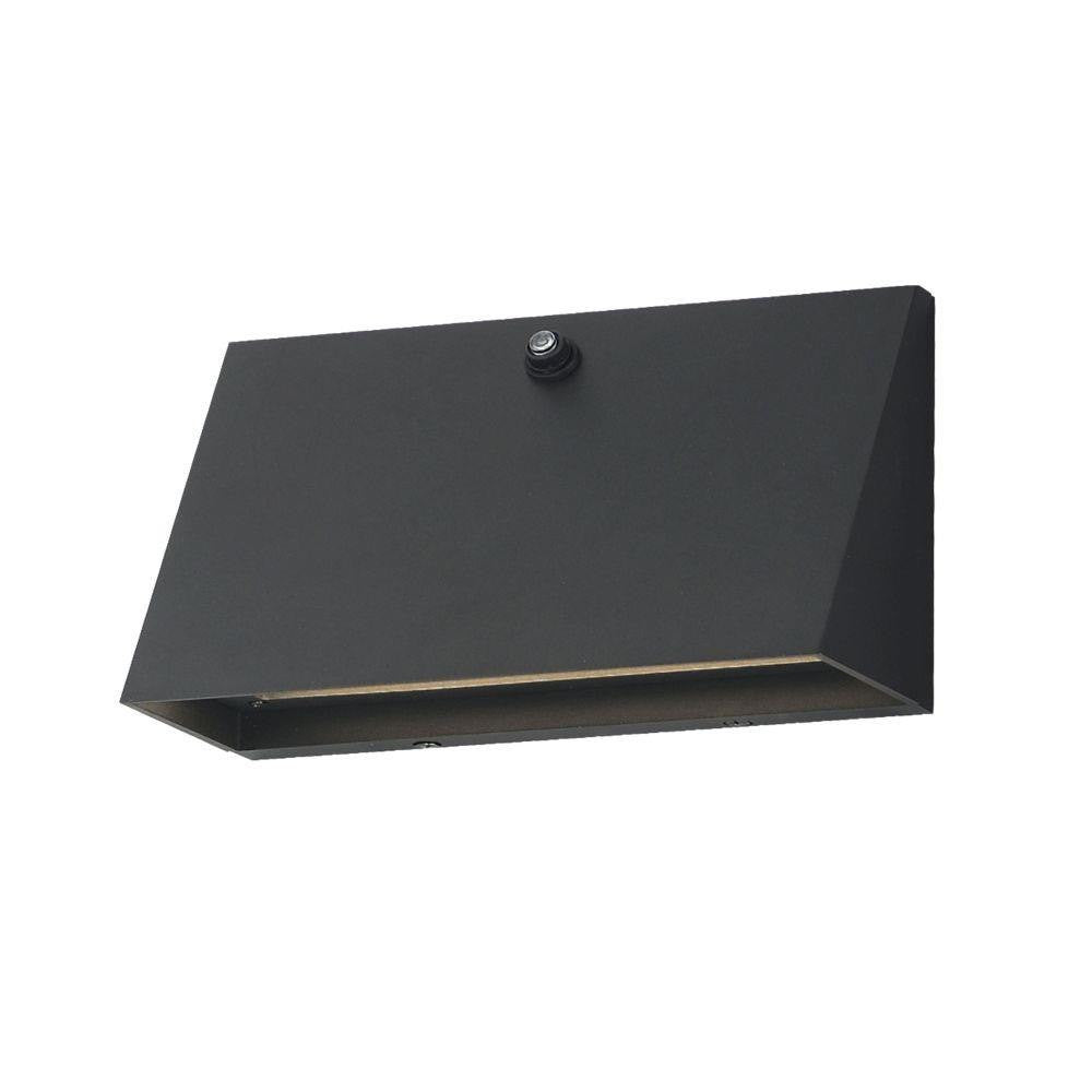 Maxim Lighting 52527BK/PHC Pathfinder 1 Light 9 inch Black Outdoor Wall Mount with Photocell