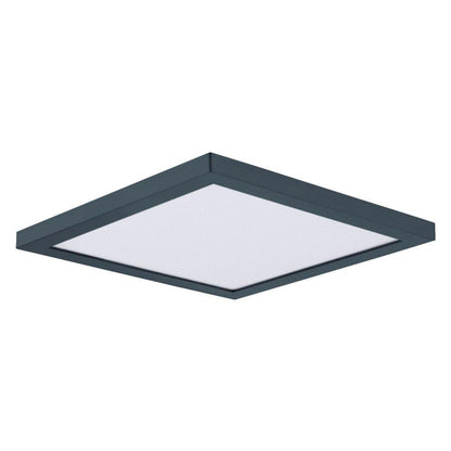 Maxim Lighting 57699WTBK Chip 1 Light 8.5 inch Black LED Square Flush Mount Ceiling Light