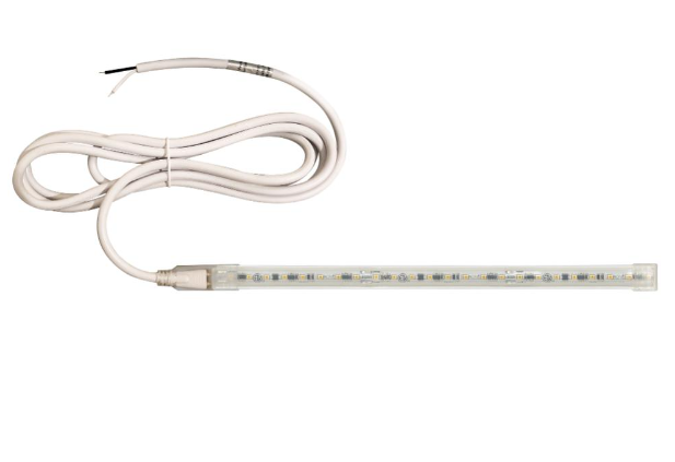 Nora Lighting NUTP13-W25-8-12-930/HW Custom Cut 25-ft, 8-in Continuous LED Tape Light, 330lm / 3.6W per foot, w/ Mounting Clips and 8' Hardwired Power Cord, Voltage 120V, Color Temperature 3000K