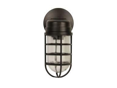 Maxlite OWL-DJJBK-E26 Outdoor Wall Light - Decorative Jelly Jar Style - E26 Base Socket - Finish Black