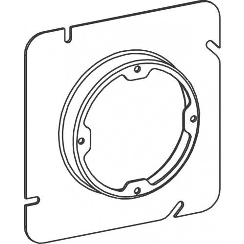 ORBIT 53058X 5S 5/8in Raised Steel Plaster Ring Dual Direction 4-11/16"