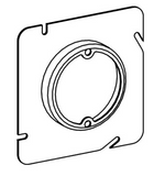 ORBIT 53075 5 Inch Square 0.75 Inch Raised Steel Plaster Ring 4-11/16" Square 5S