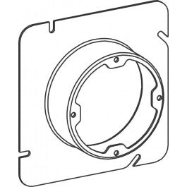 Orbit 53125X 5S 1-1/4” Raised Steel Plaster Ring Cover, Dual Directional
