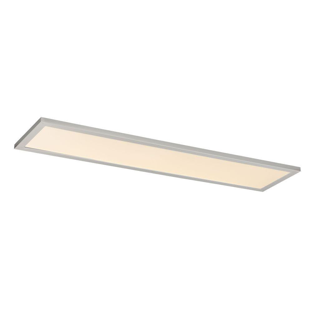 Maxim Lighting 57764WTBZ Sky Panel LED Flush Mount in Brushed Aluminum finish, off view