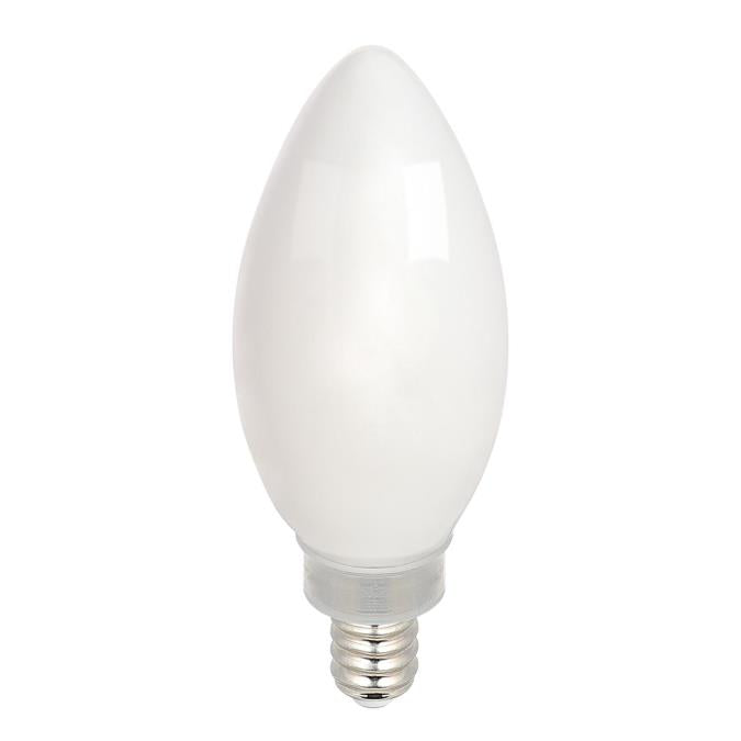 Westinghouse Lighting 5359000 B11 soft white LED light bulb front view