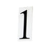 Maxim Lighting 53611WT Address House Number 1 White Acrylic Tile