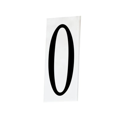 Maxim Lighting 53620WT Address House Number 0 White Acrylic Tile