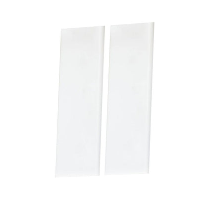 Maxim Lighting 53623WT Address Half Blank Tile White Pack of 2 - Product View