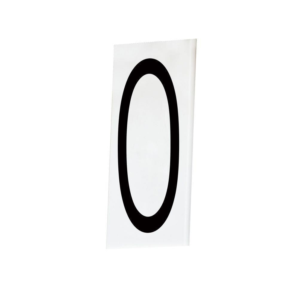 Maxim Lighting 53630WT Address House Number 0 White Outdoor Address Light
