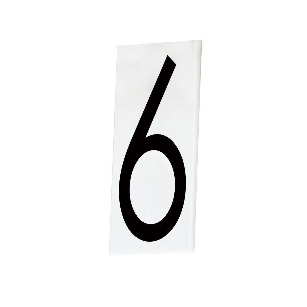 Maxim Lighting 53636WT Address House Number 6 5 inch White Address Light