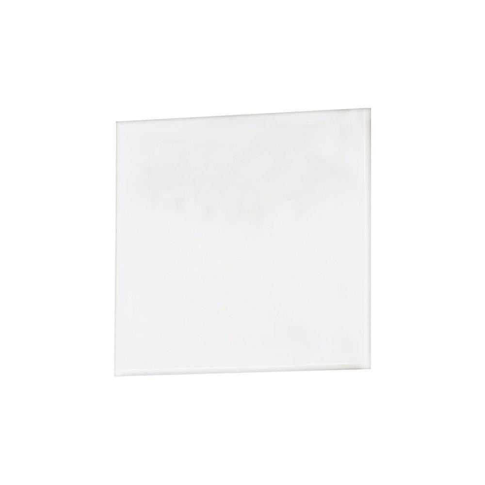 Maxim Lighting 53669WT Serif 4.5 Inch White Blank Square Tile Address Light Accessory