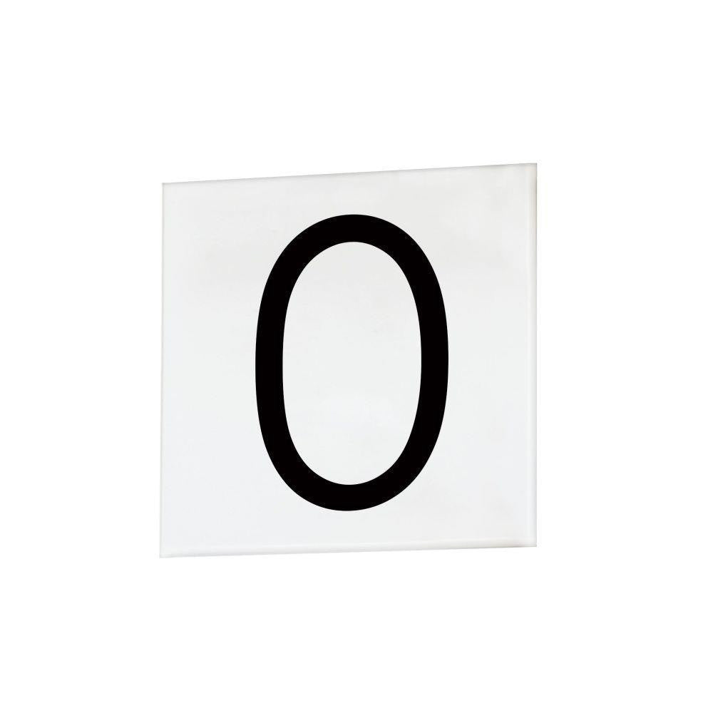 Maxim Lighting 53670WT Serif 4.5 Inch White 0 Square Address Tile