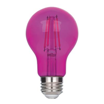 Westinghouse Lighting 5368000 pink A19 filament LED light bulb