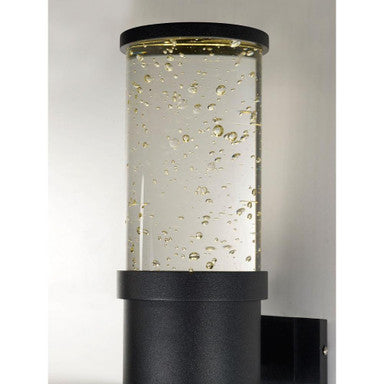 Maxim Lighting 53685CLGBK Pillar 2 Light 11 inch Galaxy Black Outdoor Wall Sconce - Galaxy Black Finish