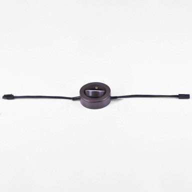 Maxim Lighting 53832BRZ CounterMax MX LD AC Anodized Bronze LED Under Cabinet Disc Light - Top/Back View