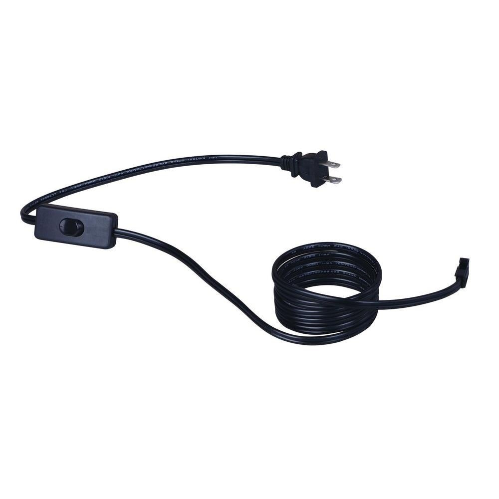 Maxim Lighting 53885WT CounterMax MX-X12 Under Cabinet Cord Set with Inline Switch