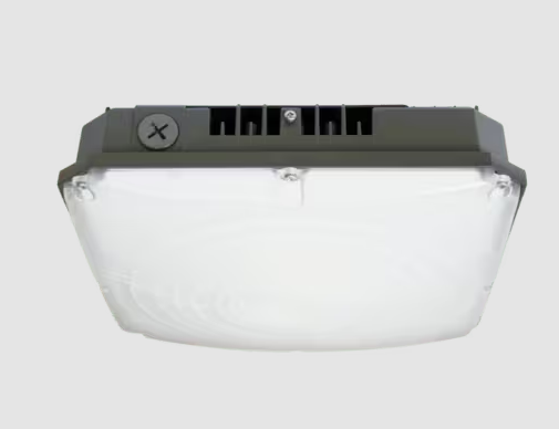 Eiko CF4-704-2 LED Garage Canopy Fixture,  Wattage 70W, Color Temperature 4000K, Voltage 277-480V, Dimmable