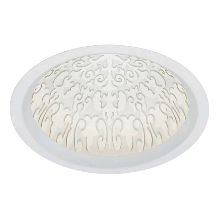 Visual Comfort Architectural EDIT12RF9274W Reflections 12" Indirect Downlight Flanged Trim - 2700K, 90 CRI, White - Fleur  Dome