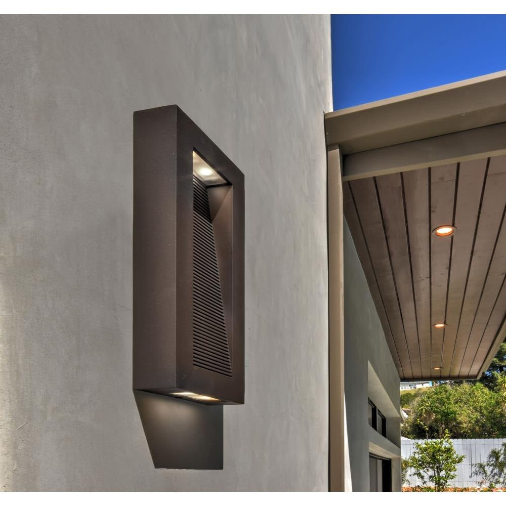 Maxim Lighting 54350ABZ Avenue Outdoor Wall Sconce Exterior Lifestyle Installation