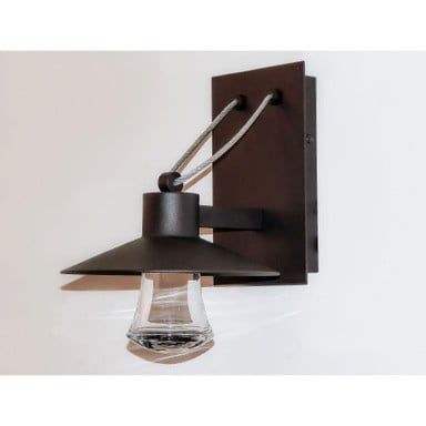 Maxim Lighting 54360CLABZ Civic 1 Light Architectural Bronze Outdoor Wall Lantern - Angle View
