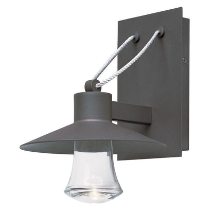 Maxim Lighting 54360CLABZ Civic 1 Light Architectural Bronze Outdoor Wall Lantern - Front View