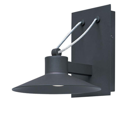 Maxim Lighting 54361FTABZ Civic LED Outdoor Wall Sconce with Stainless Steel Cable - White Background