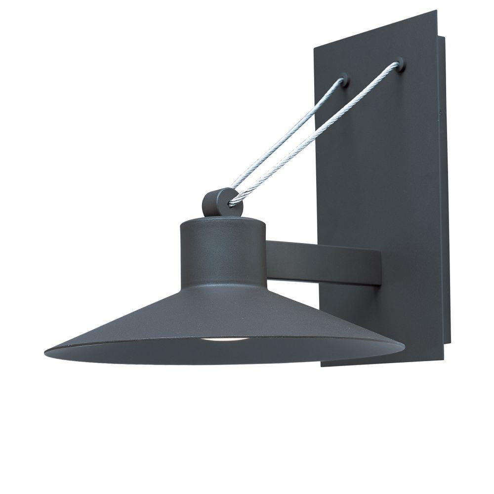 Maxim Lighting 54363FTABZ Civic 1 Light Architectural Bronze Outdoor Wall Sconce - Front Angle View