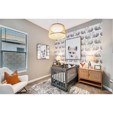 Maxim Lighting 54376NA Bahama Natural Pendant Light lifestyle shot in children's room