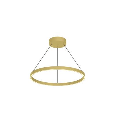 Kuzco Lighting PD87124-BG-UNV-010 Cerchio 23.63" Wide LED Suspension Pendant Light, Color Temperature 3000K, Wattage 51W, Brushed Gold Finish