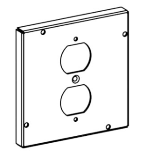 Orbit 5502 4-11/16 SQUARE DEEP RC RAISED COVER