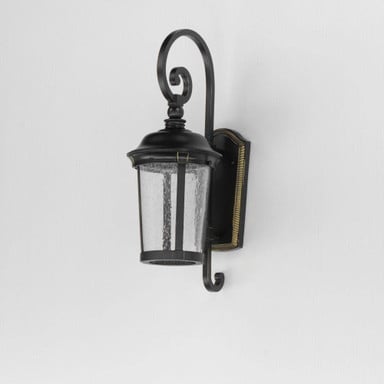Maxim Lighting 55023CDBZ Dover Bronze Outdoor Wall Lantern - Side Angle View