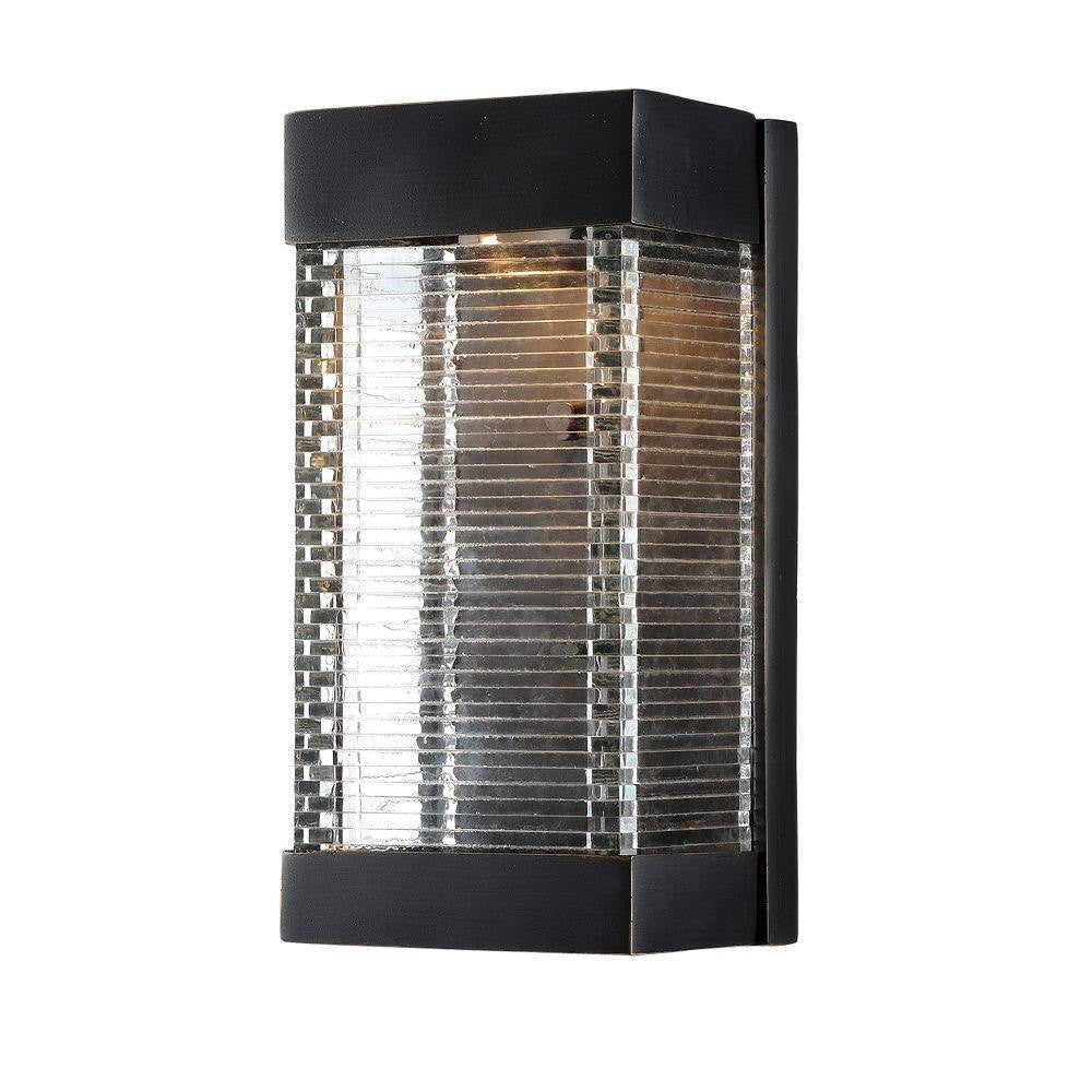 Maxim Lighting 55222CLBZ Stackhouse Bronze LED Outdoor Wall Lantern - Front View