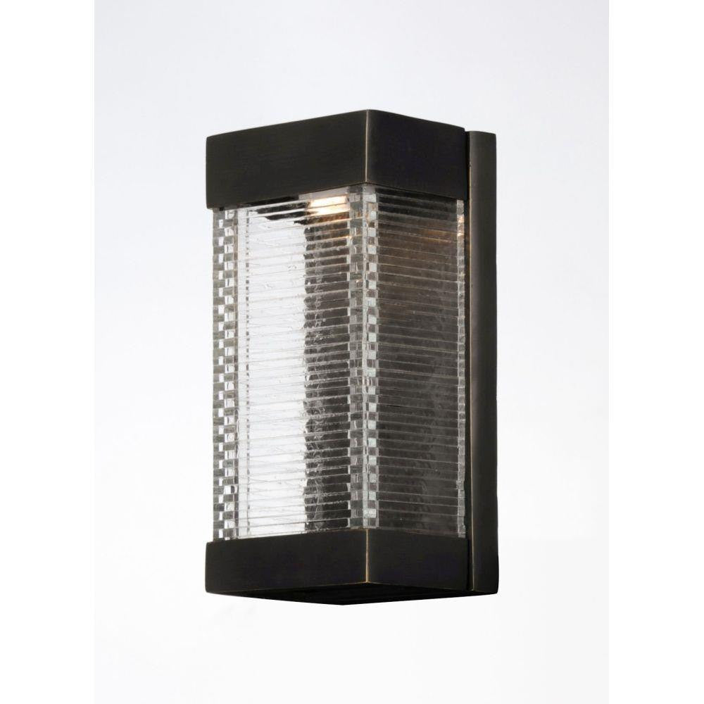 Maxim Lighting 55222CLBZ Stackhouse Bronze LED Outdoor Wall Lantern - Angle View
