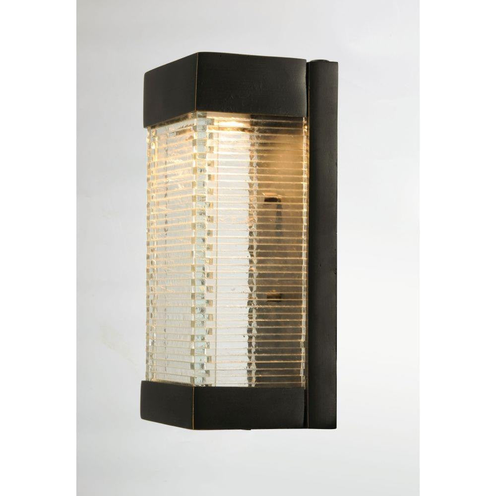 Maxim Lighting 55222CLBZ Stackhouse Bronze LED Outdoor Wall Lantern - Side View