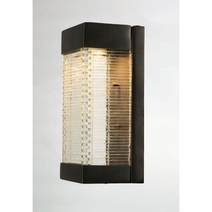 Maxim Lighting 55222CLBZ Stackhouse Bronze LED Outdoor Wall Lantern - Side View
