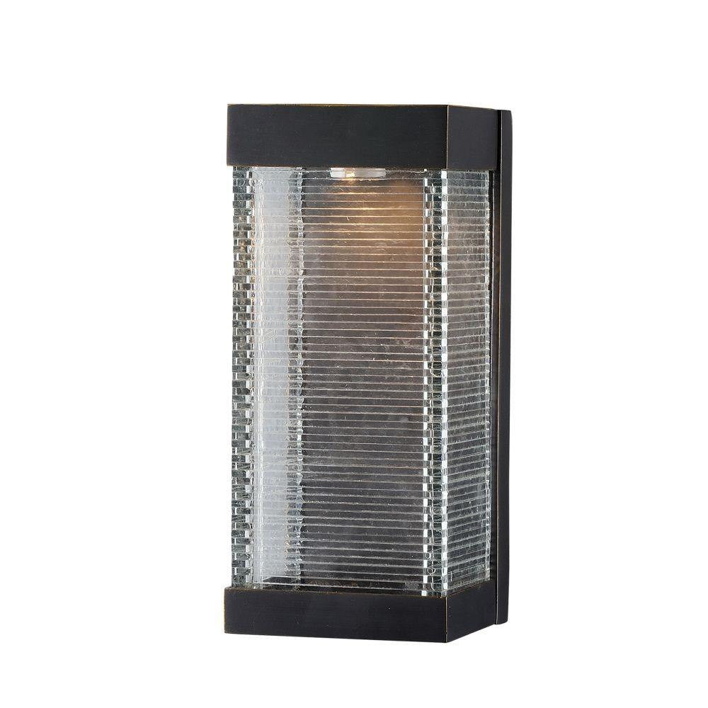 Maxim Lighting 55224CLBZ Stackhouse 1 Light 13 inch Bronze Outdoor Wall Light - white background product shot