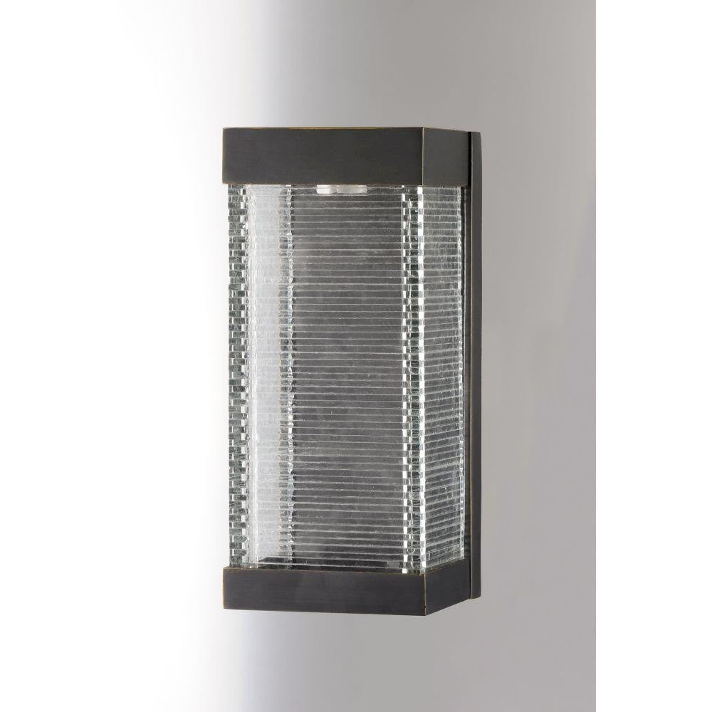 Maxim Lighting 55224CLBZ Stackhouse Bronze Outdoor LED Wall Light - front straight-on view