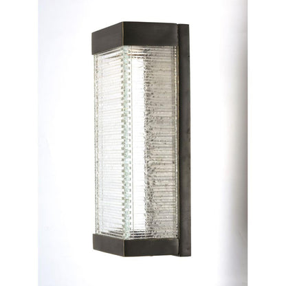 Maxim Lighting 55226CLBZ Stackhouse 1 Light 16 inch Bronze Outdoor Wall Lantern - Side Angle View