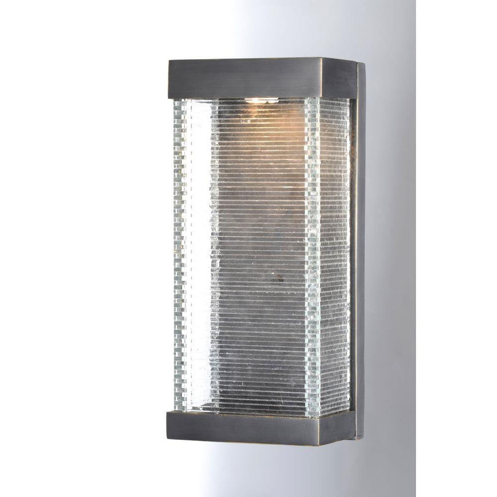 Maxim Lighting 55226CLBZ Stackhouse 1 Light 16 inch Bronze Outdoor Wall Lantern - Three-Quarter Angle View