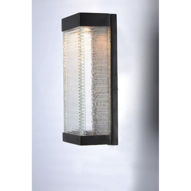 Maxim Lighting 55226CLBZ Stackhouse 1 Light 16 inch Bronze Outdoor Wall Lantern - Wall Mounted Lifestyle View